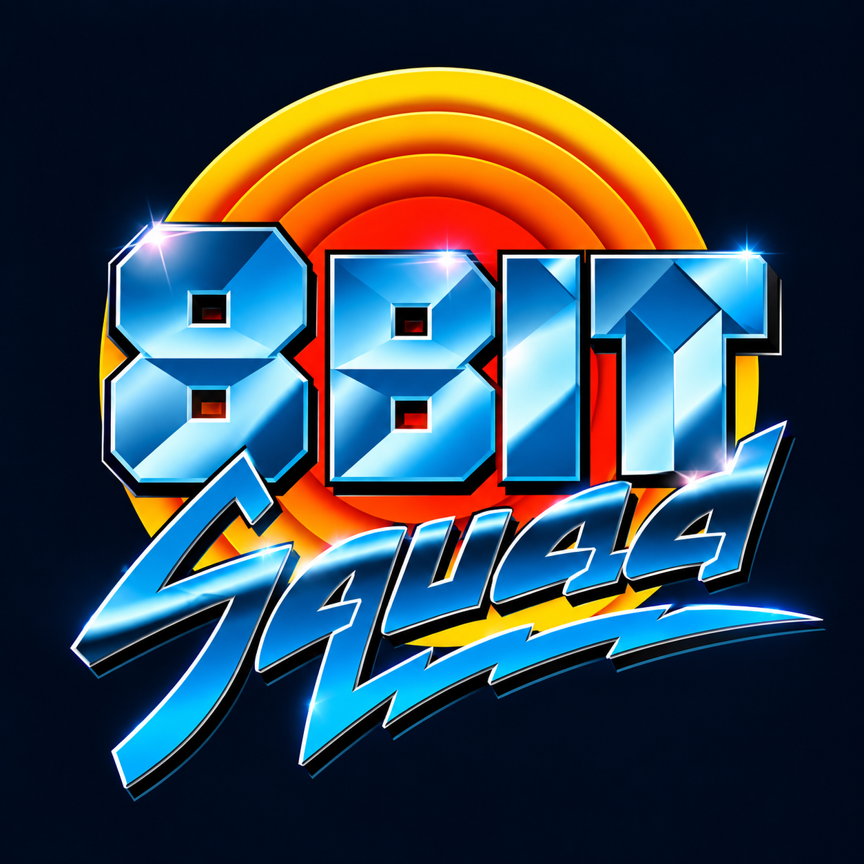 8 Bit sQuad Logo